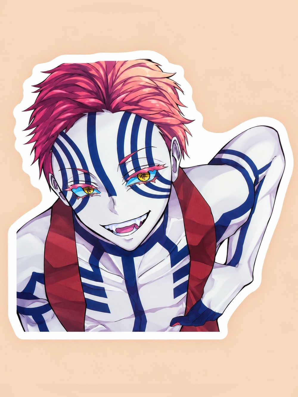Akaza | Demon Slayer Upper Rank Three | Anime Sticker | 5/$10